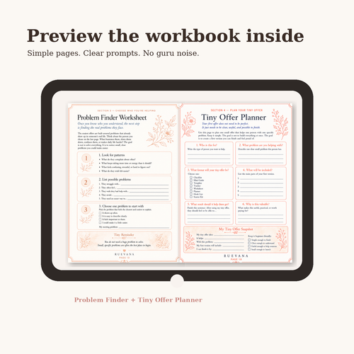 THE START SMALL KIT GUIDED WORKBOOK